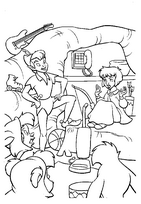 coloriage peter pan et les enfants perdus